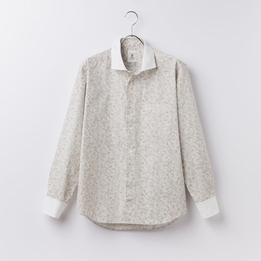 日本製 Premium|綿100%<br>大人きれいめカジュアル<br>品格漂うペイズリープリント