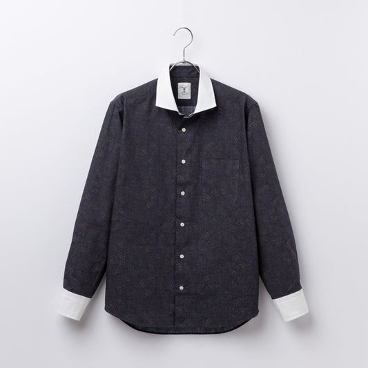 日本製 Premium|綿100%<br>大人きれいめカジュアル<br>少し大胆なペイズリープリント