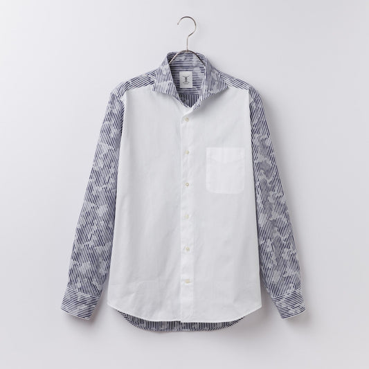 日本製 Premium|綿100%<br>大人きれいめカジュアル<br>ジャガード&オックスクレイジー