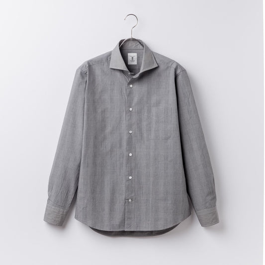 日本製 Premium|綿100%<br>大人きれいめカジュアル<br>知的な印象引き立つグレンチェック