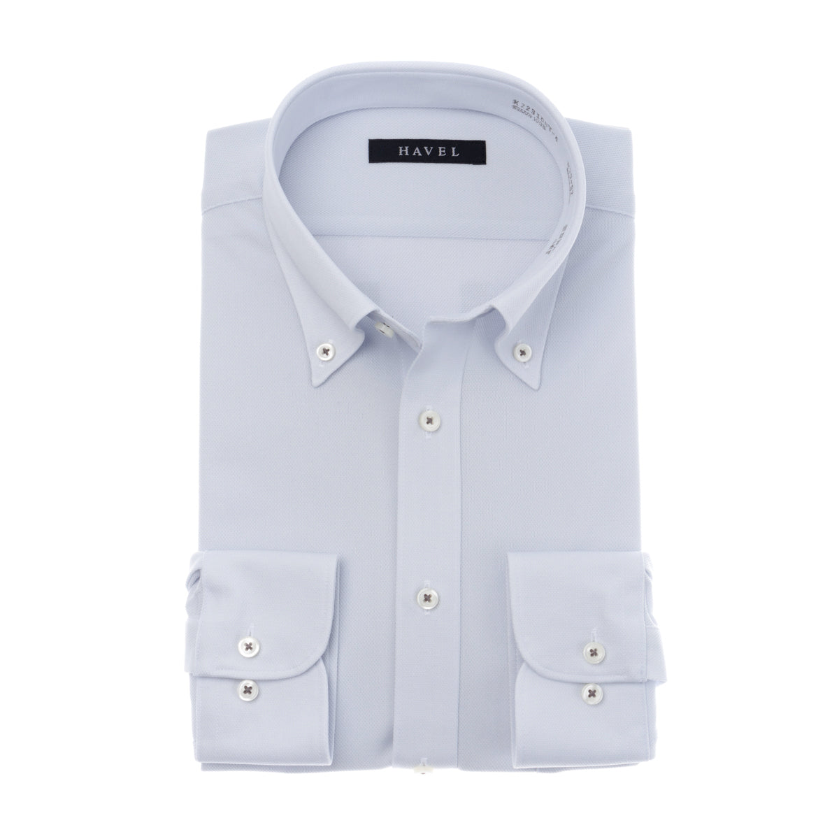 洗って干すだけのノンアイロン<br>落ち着いたグレー|ボタンダウン<br>お手入れらくらくニットシャツ