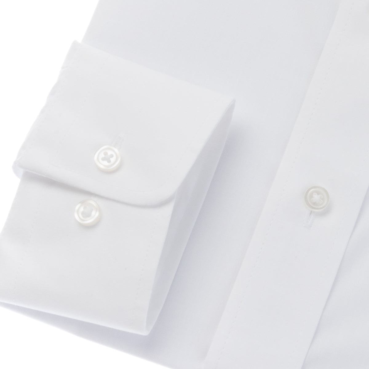 新定番の白【Ｌサイズ】<br>レギュラーカラーシャツ<br>形態安定 長袖