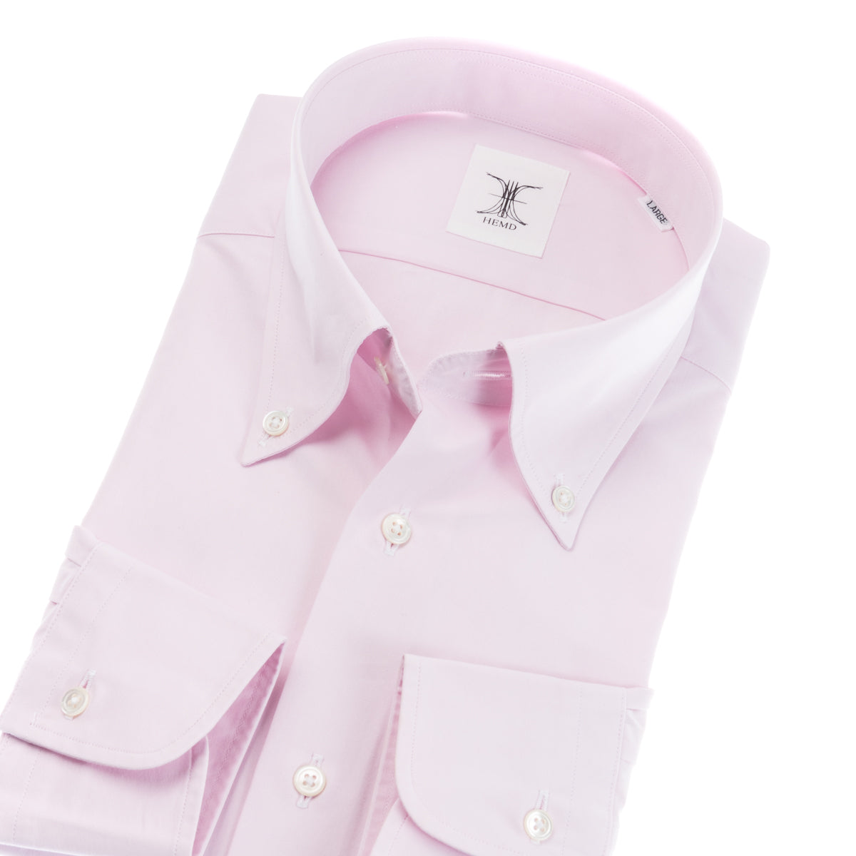 日本製 Premium<br>綿100％ ピンクカラー<br>軽＆柔やかな着心地 長袖