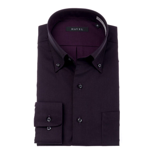 大人の魅力引き出すダークカラー<br>【ボルドー】<br>形態安定 長袖